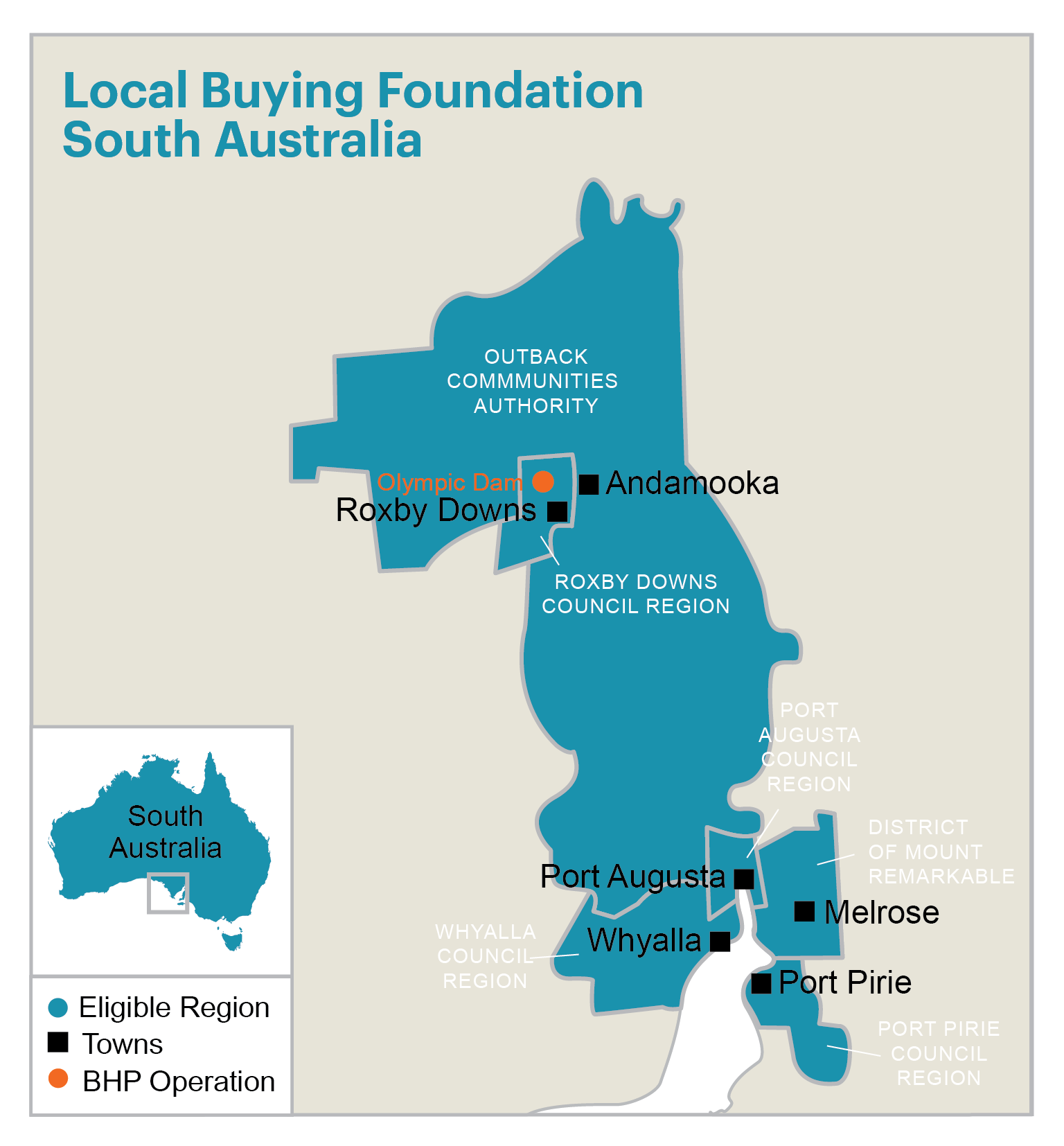 LBF Maps-WEB-04 Local Buying Foundation Supported Regions SA